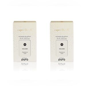 Capri Blue Pura Smart Home Plug-in Diffuser Refills – Holiday Volcano(Pack of 2)